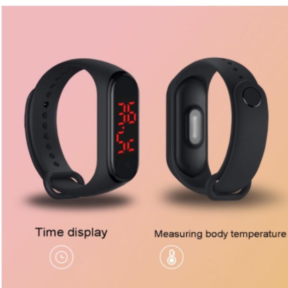 Smart temperature bracelet watch, men smart watch ( Free Delivery 6 To 10 Days ) - Picture 5 of 5